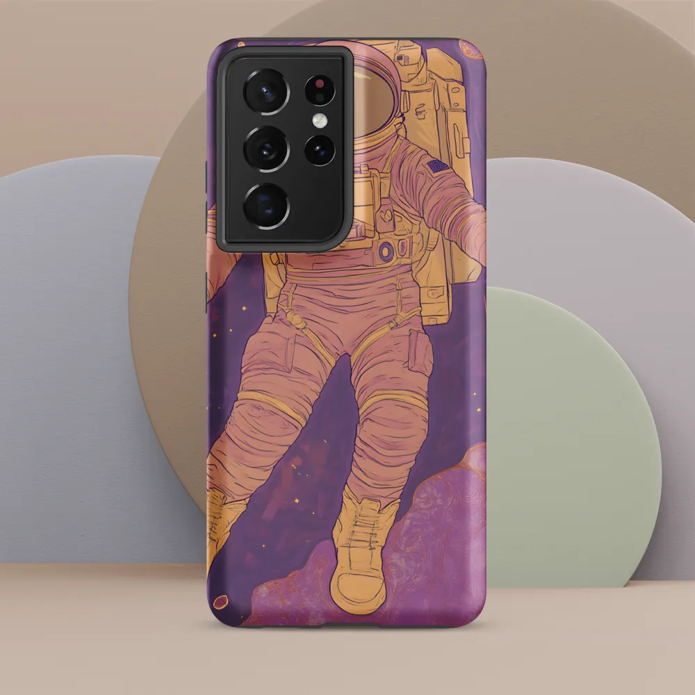 Floating Through the Cosmos | Phone Case |  S21 Ultra | Tough Case | Matte