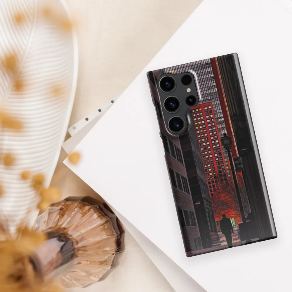 Solitude in the City | Phone Case |  S23 Ultra | Snap Case | Glossy