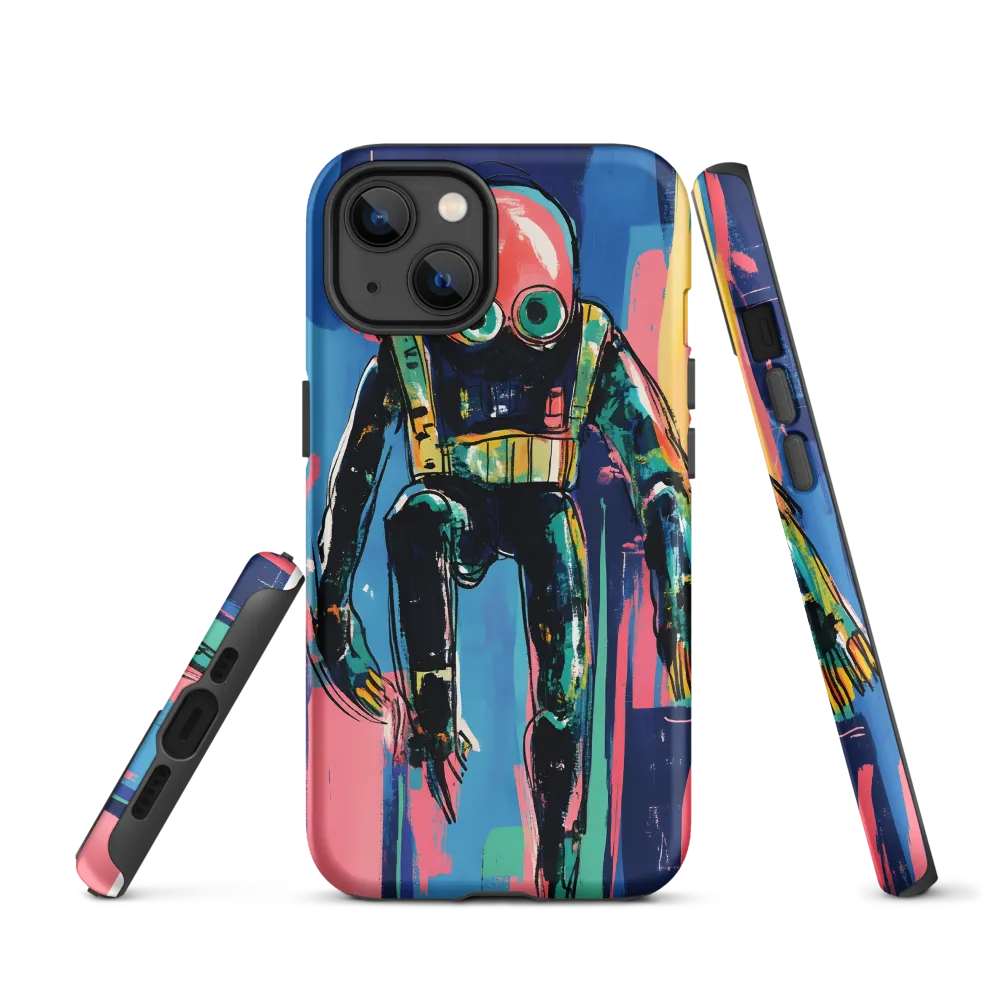 Diver in Vibrant Motion