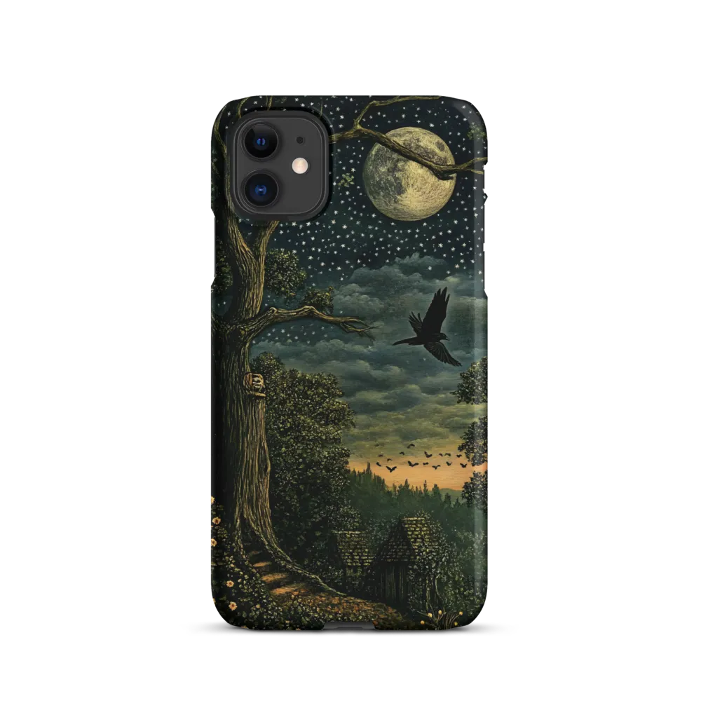 Mystical Nightscape Under the Full Moon