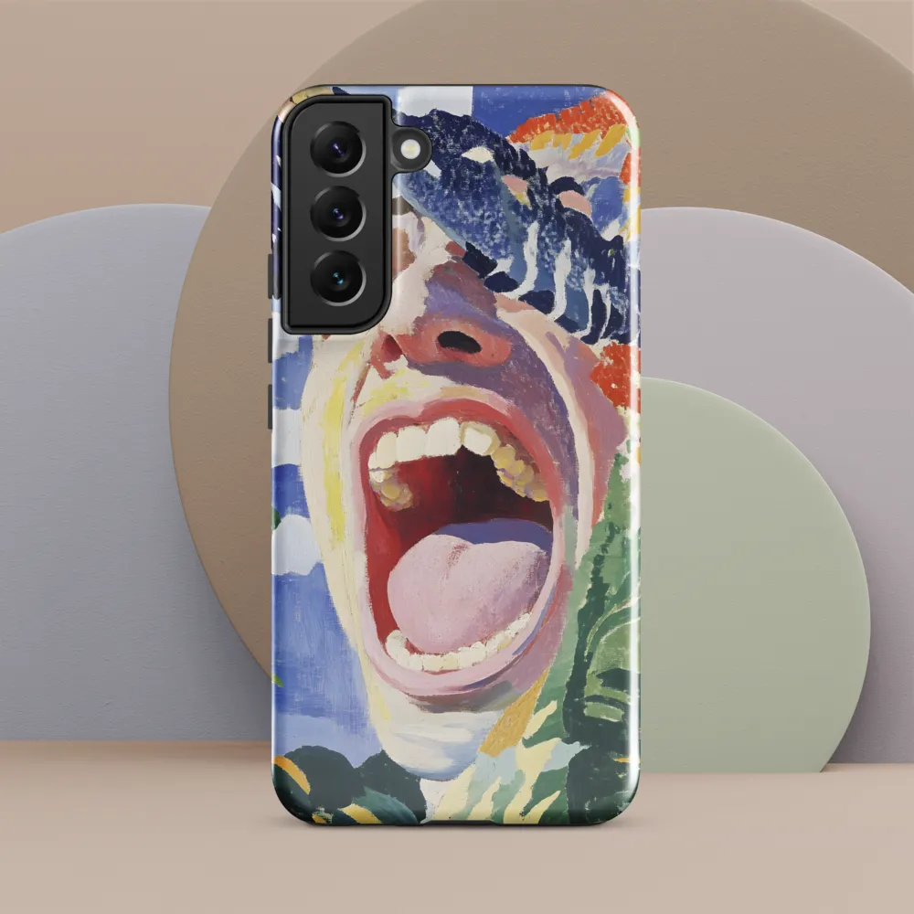 The Echo of Anguish | Phone Case |  S22 Plus | Tough Case | Glossy