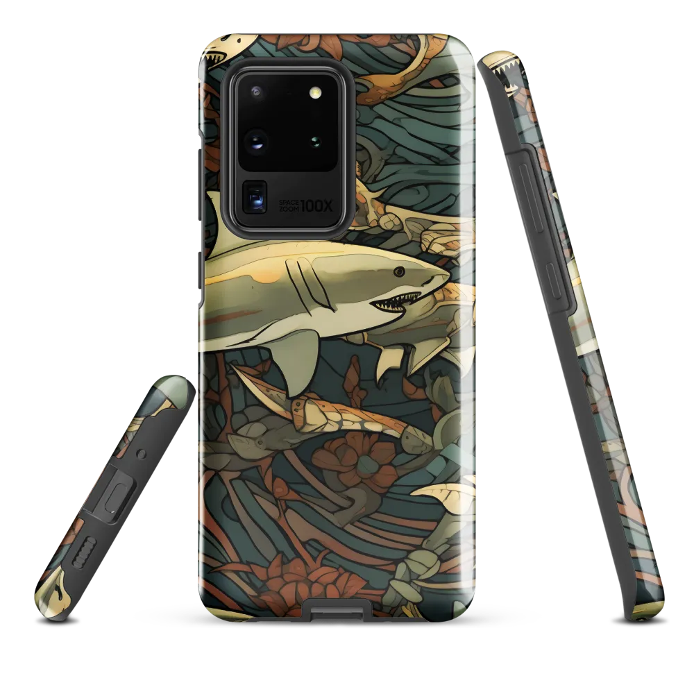 Dynamic Harmony of Sharks and Flora