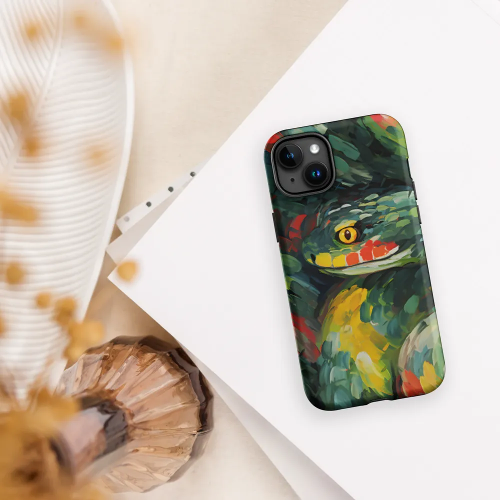Enigmatic Coils | Phone Case |  15 Plus | Tough Case | Matte