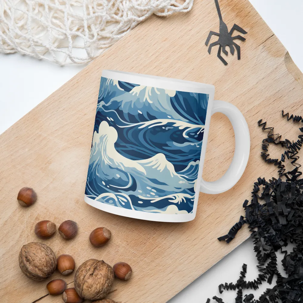 Nautical Dreams: Waves of Adventure | Mugs | Multiple Sizes & Colors