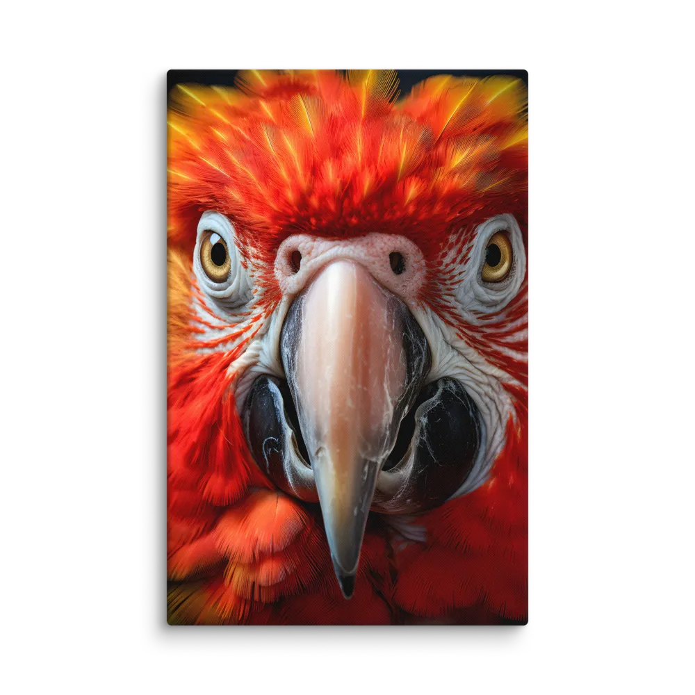 The Fiery Gaze of the Parrot