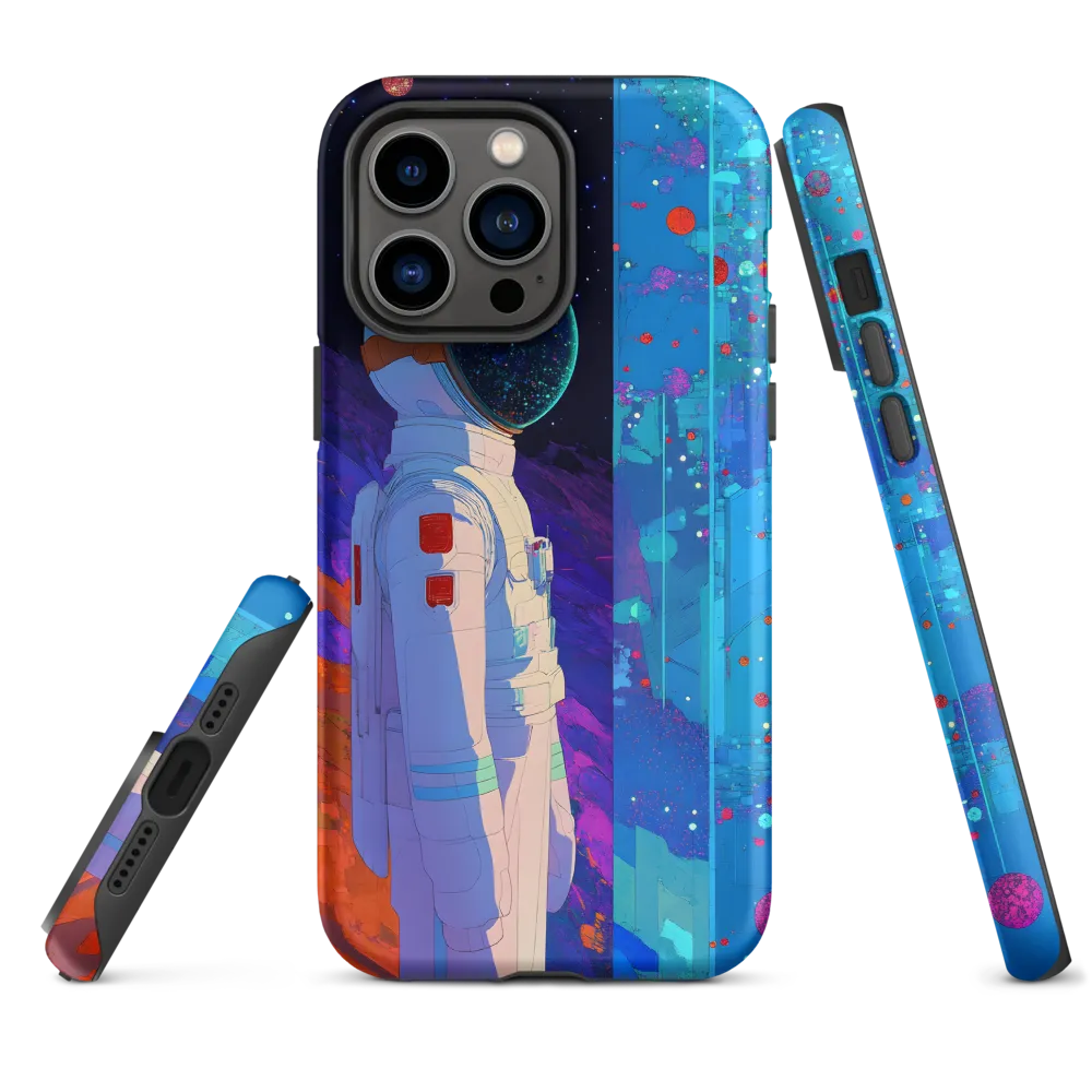 Cosmic Exploration: The Astronaut's Journey | Phone Case |  14 Pro Max | Tough Case | Matte