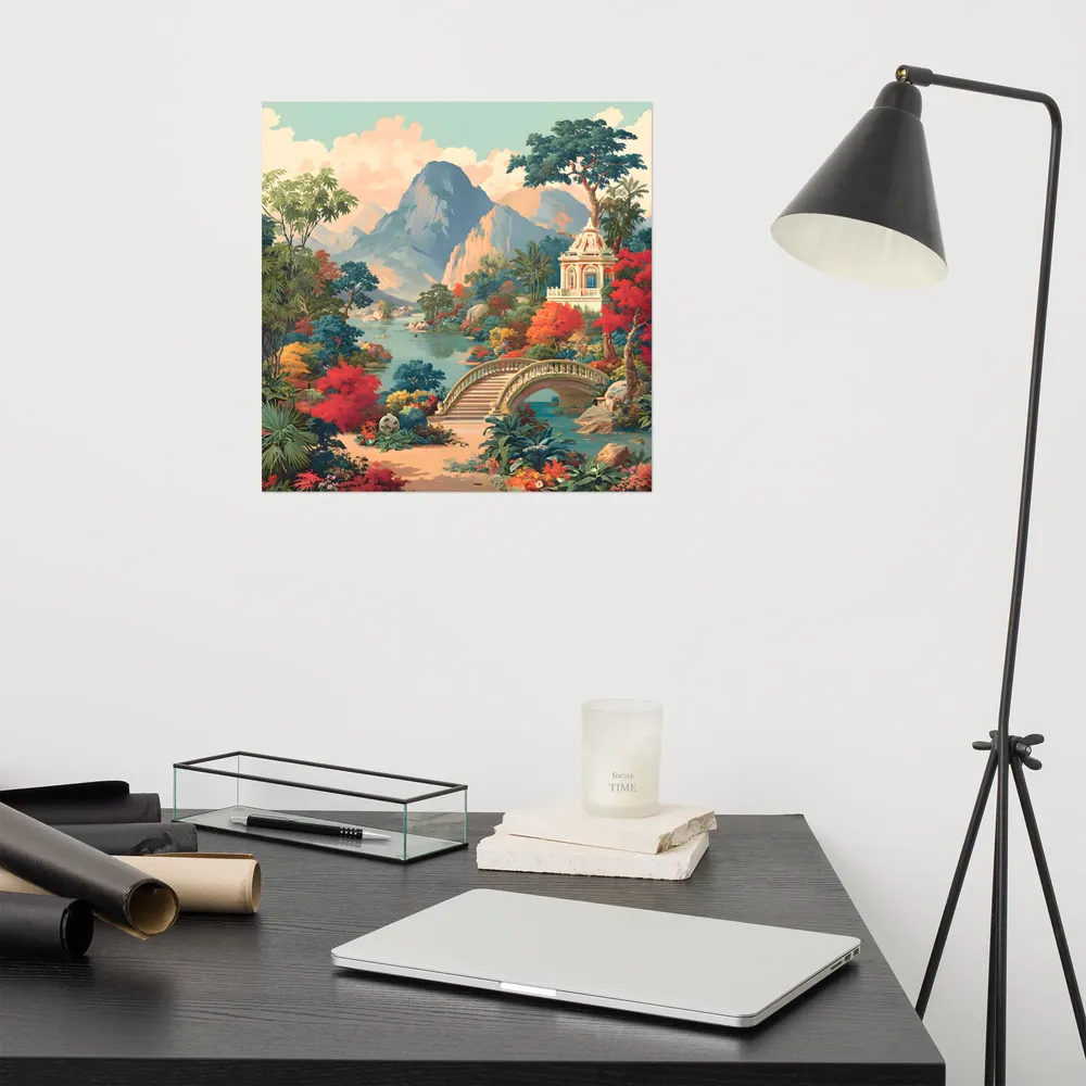 Arcadian Bridge 
 Poster | 16″x 16″