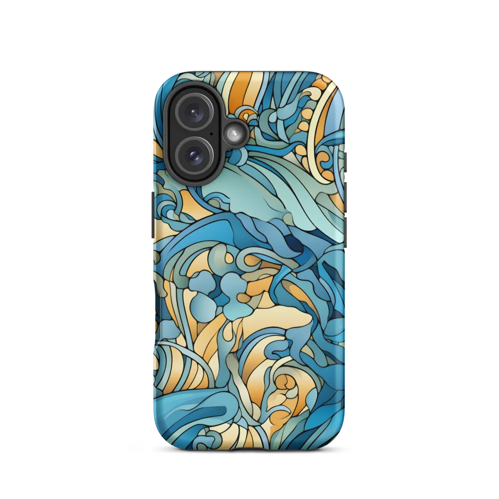 Dancing Waves of the Ocean | Phone Case |  16 | Tough Case | Matte