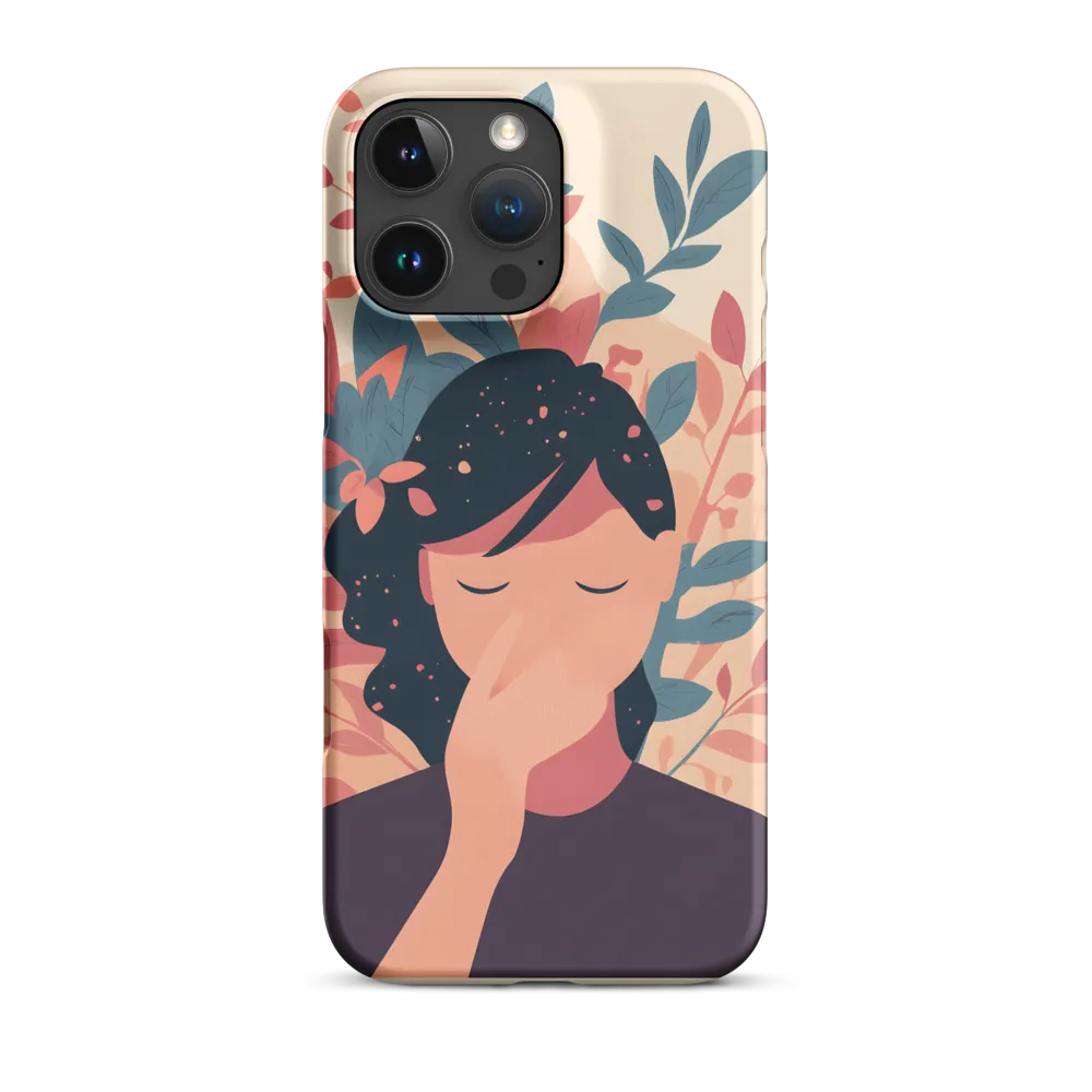 Whispers of Nature: A Serene Contemplation | Phone Case |  16 Pro Max | Snap Case | Matte