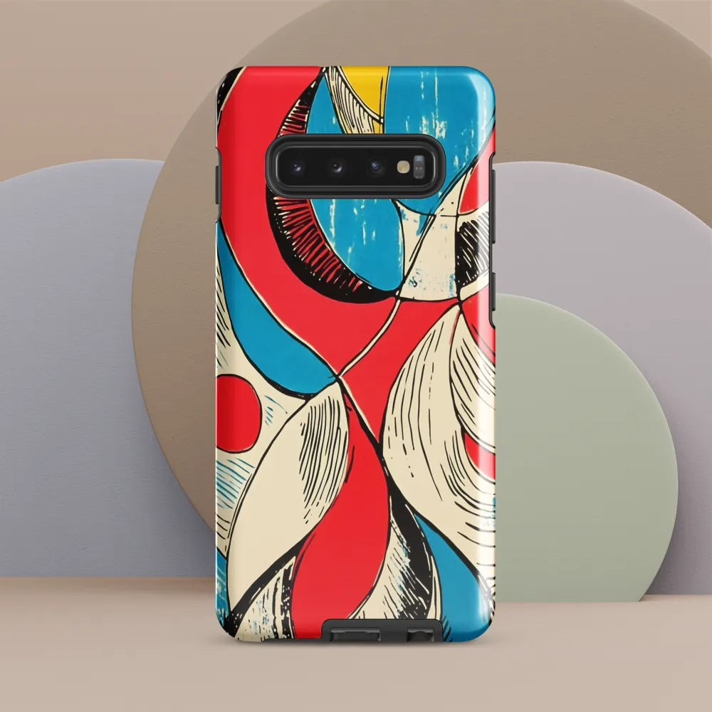 Rhythmic Interplay of Colors | Phone Case |  S10 Plus | Tough Case | Glossy