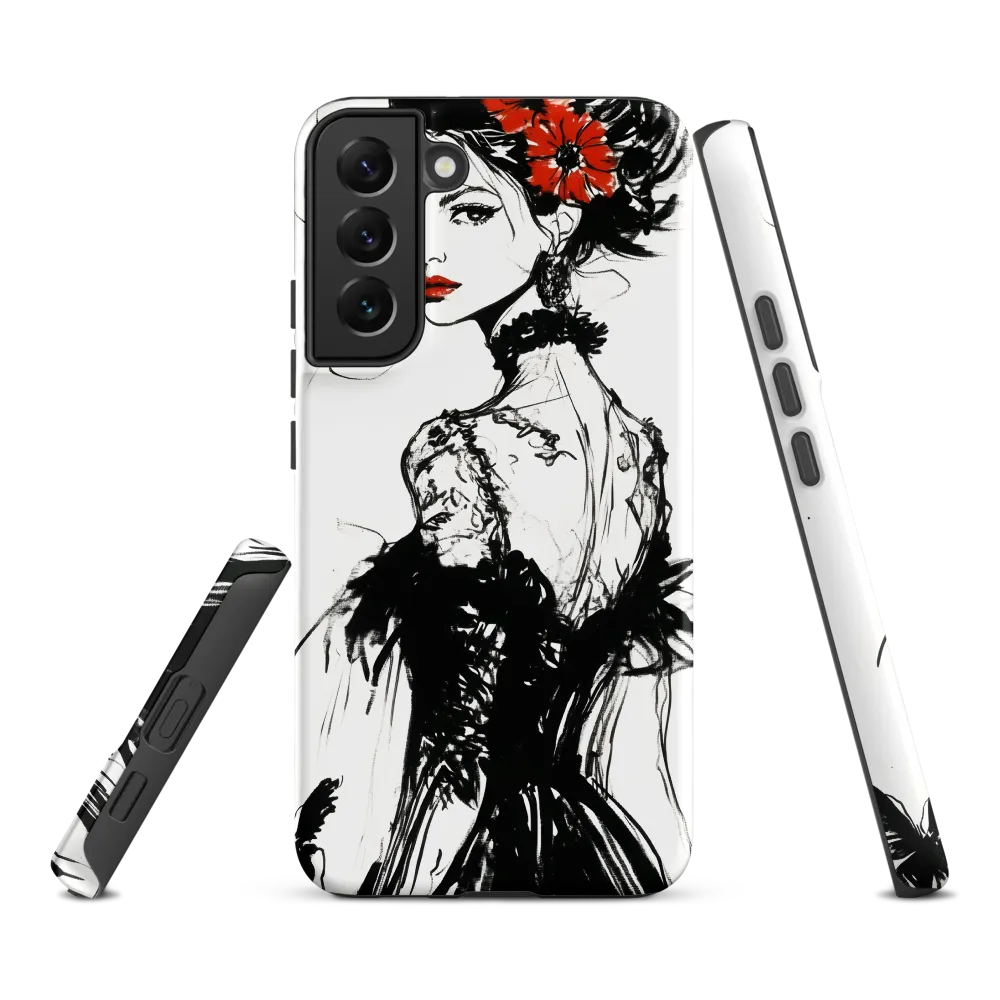 Elegance in Black and Red