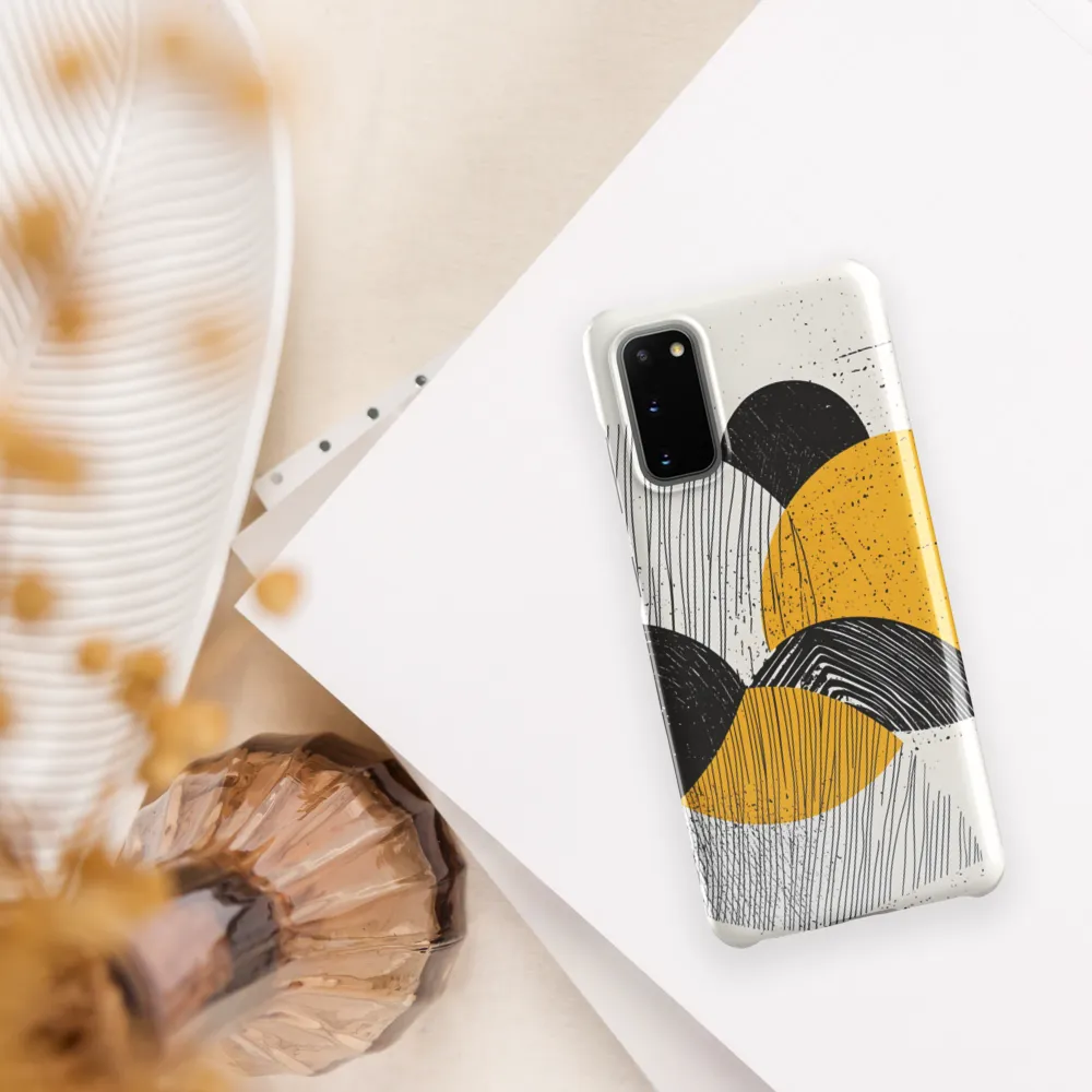 Dynamic Harmony in Black and Yellow