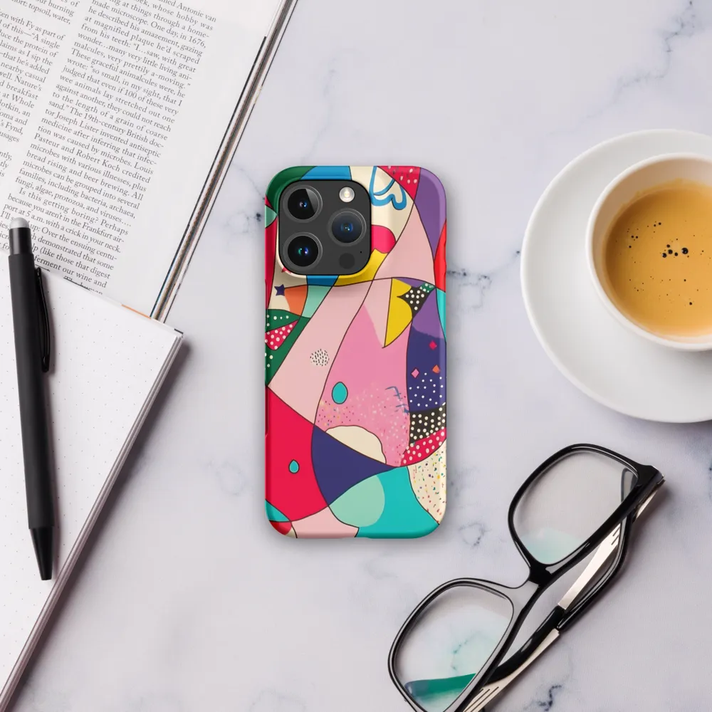 Playful Geometry in Color | Phone Case |  16 Pro | Snap Case | Matte