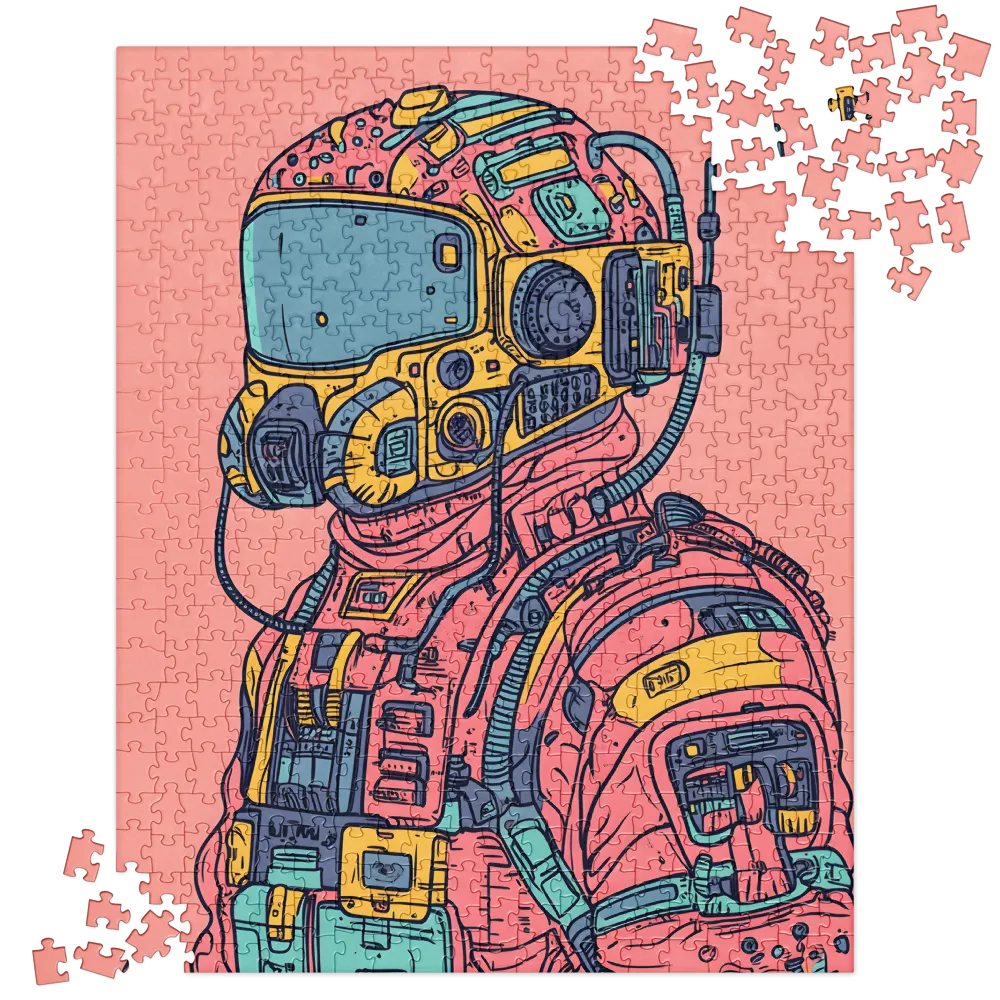 Exploration Beyond: A Digital Astronaut | Jigsaw Puzzle | 520 pieces