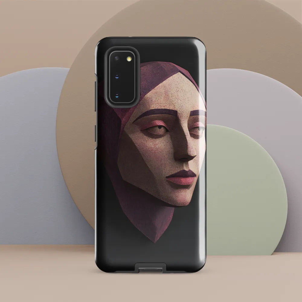 Geometric Elegance: A Contemporary Portrait