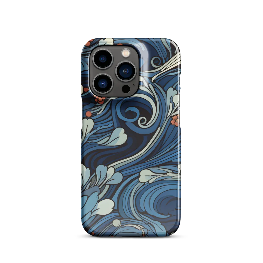 Nature's Elegance: An Oceanic Tapestry | Phone Case |  14 Pro | Snap Case | Glossy