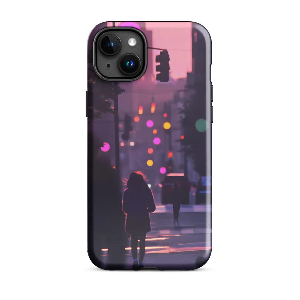 City Silhouettes at Dusk | Phone Case |  15 Plus | Tough Case | Glossy