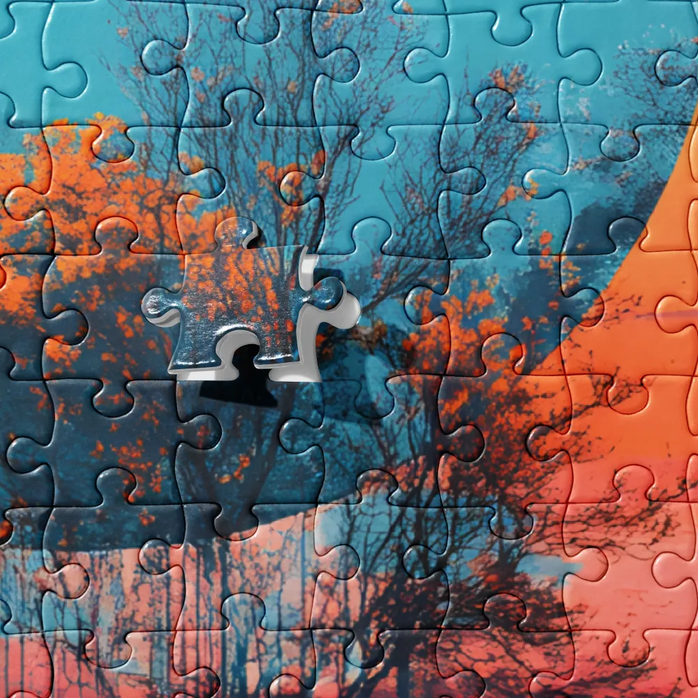 Ethereal Landscapes: A Dance of Color and Form | Jigsaw Puzzle | 252 pieces