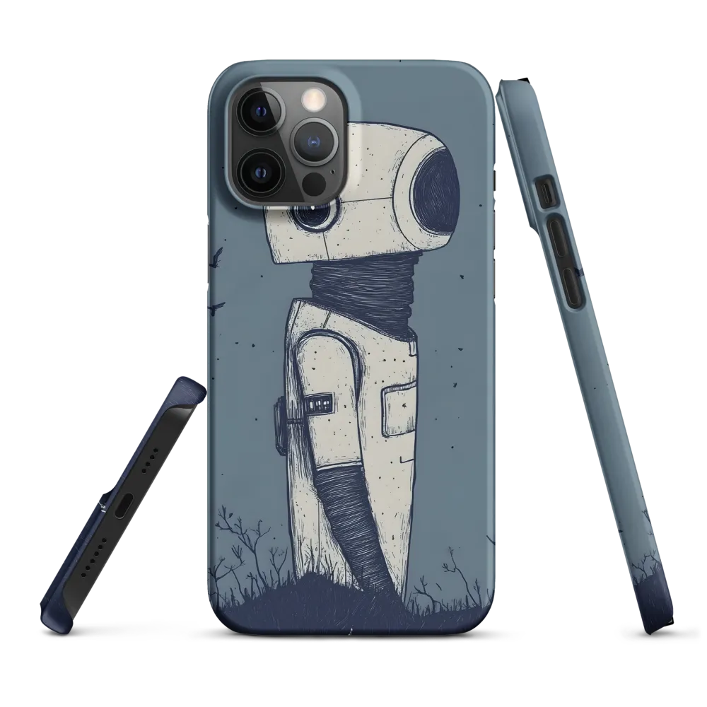 Contemplative Robot in a Barren Landscape