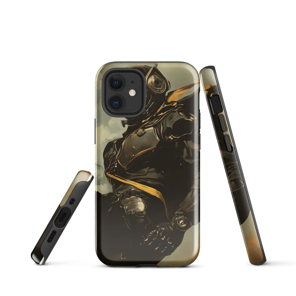Ethereal Explorer: The Enigmatic Astronaut | Phone Case |  12 mini | Tough Case | Glossy