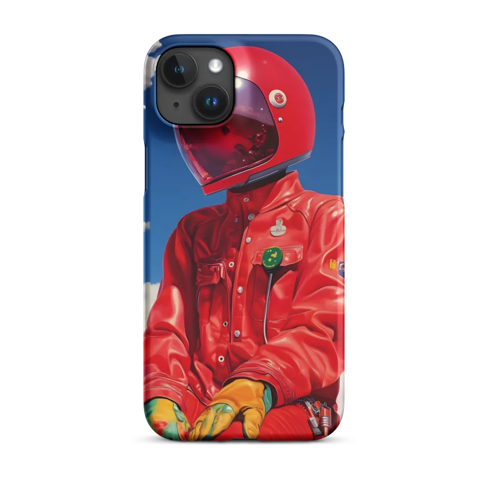 Astronaut in Crimson | Phone Case |  15 Plus | Snap Case | Matte