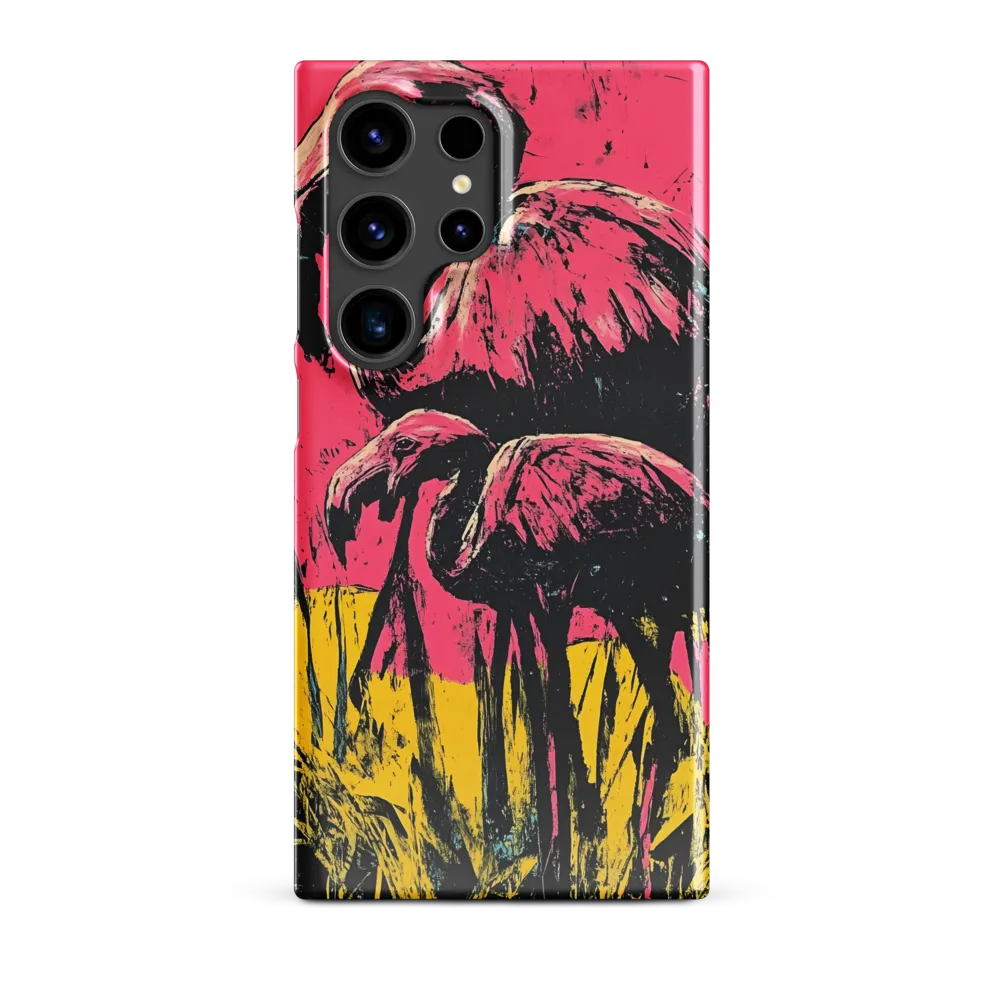Flamingo Duet: A Pop Art Expression