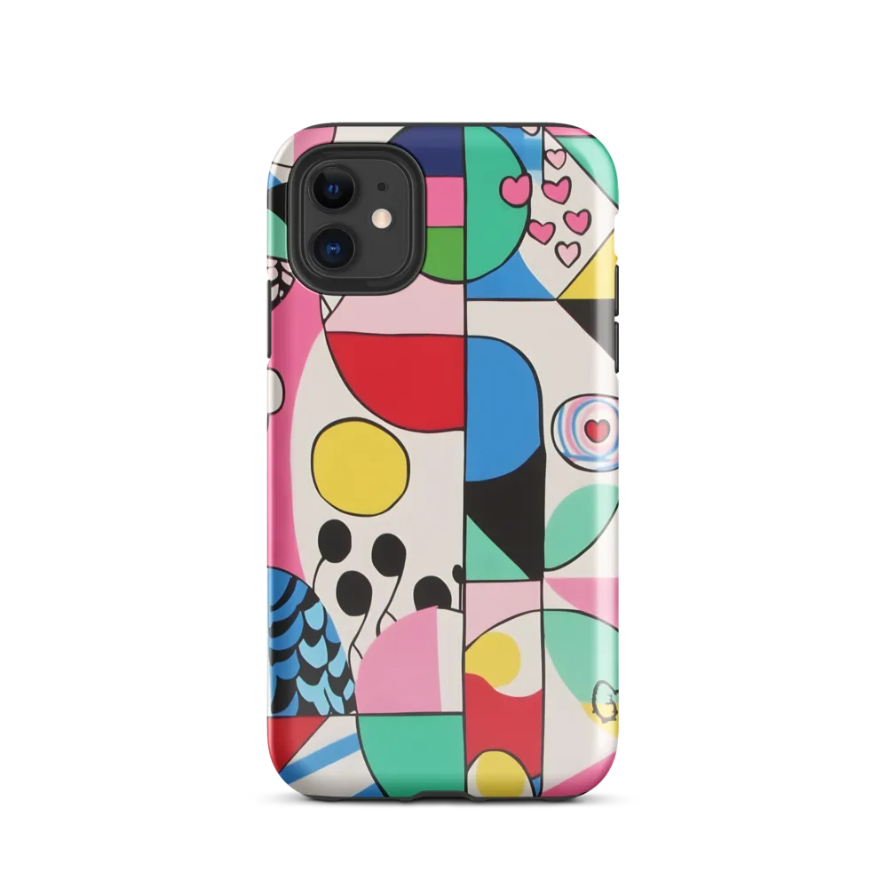 Dynamic Interplay of Shapes | Phone Case |  11 | Tough Case | Glossy
