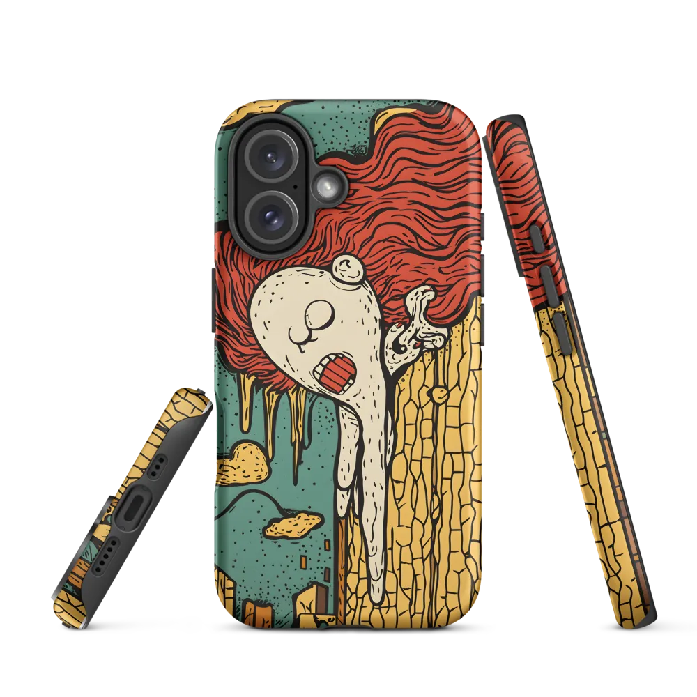 Whimsical Gaze from the Cliff | Phone Case