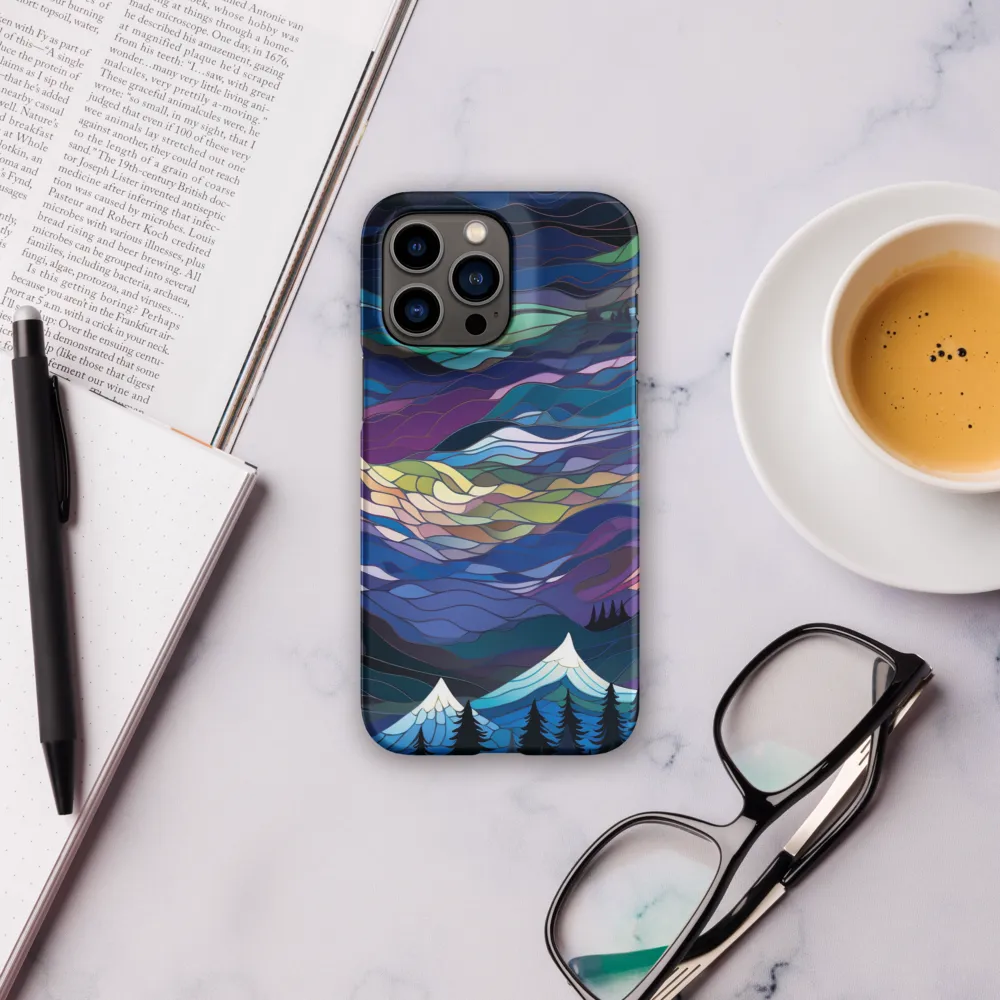 Twilight Peaks: An Abstract Mountain Landscape