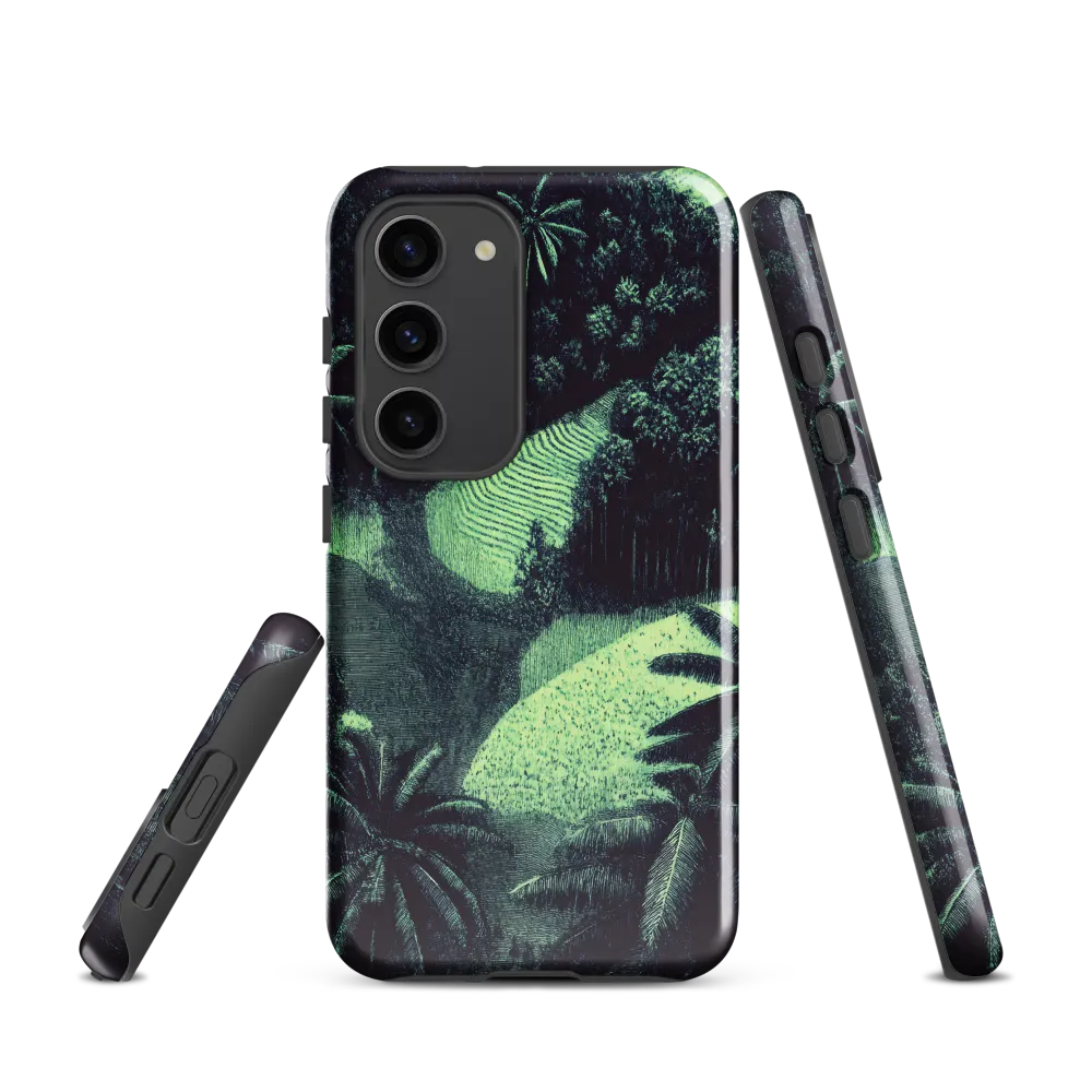 Harmony in Green: A Surreal Landscape