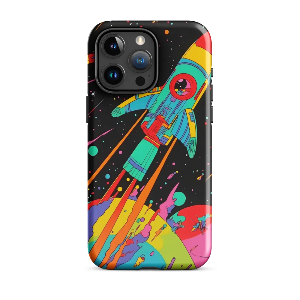 Cosmic Voyage: The Neon Lift-Off