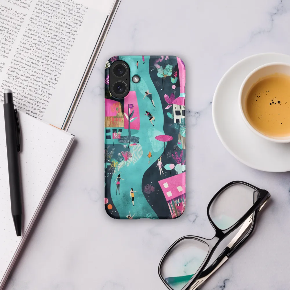 Whimsical Journey Through a Vibrant Landscape | Phone Case |  16 Plus | Snap Case | Matte
