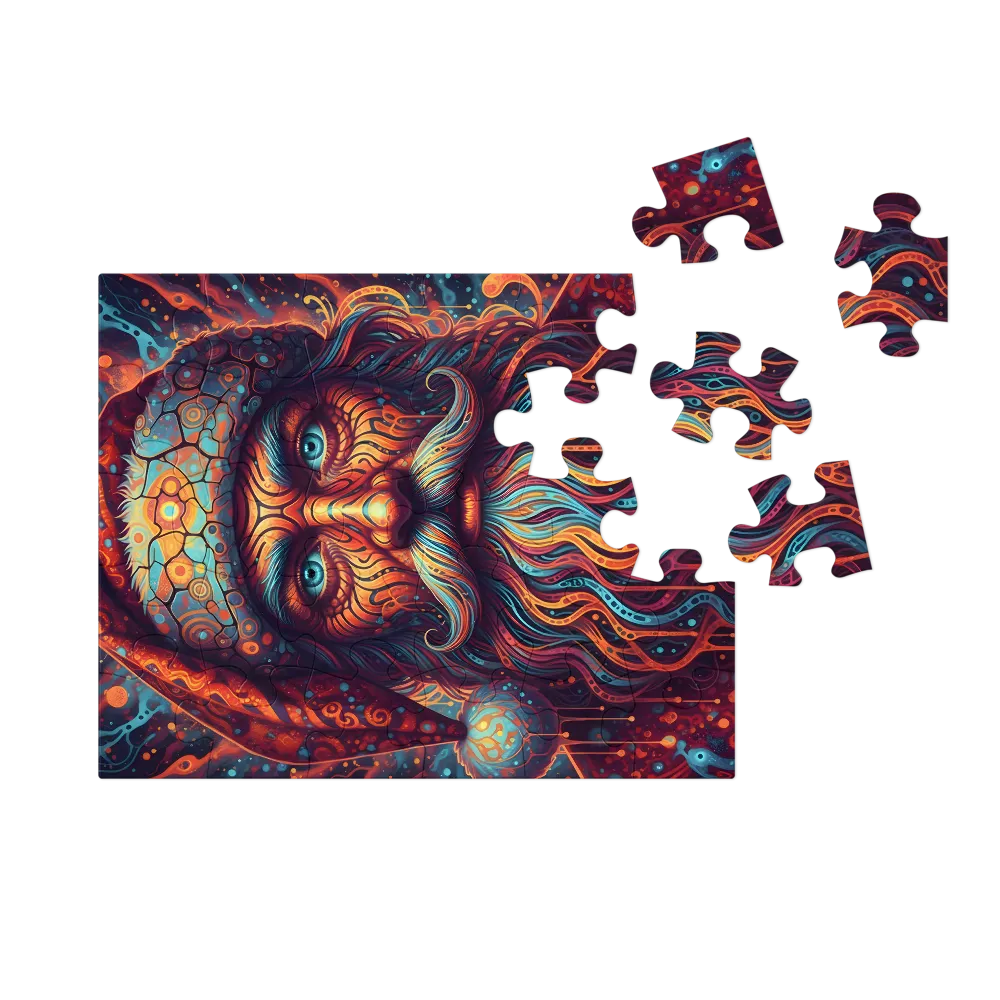 Cosmic Sage Portrait 
 Jigsaw Puzzle in Tin Box