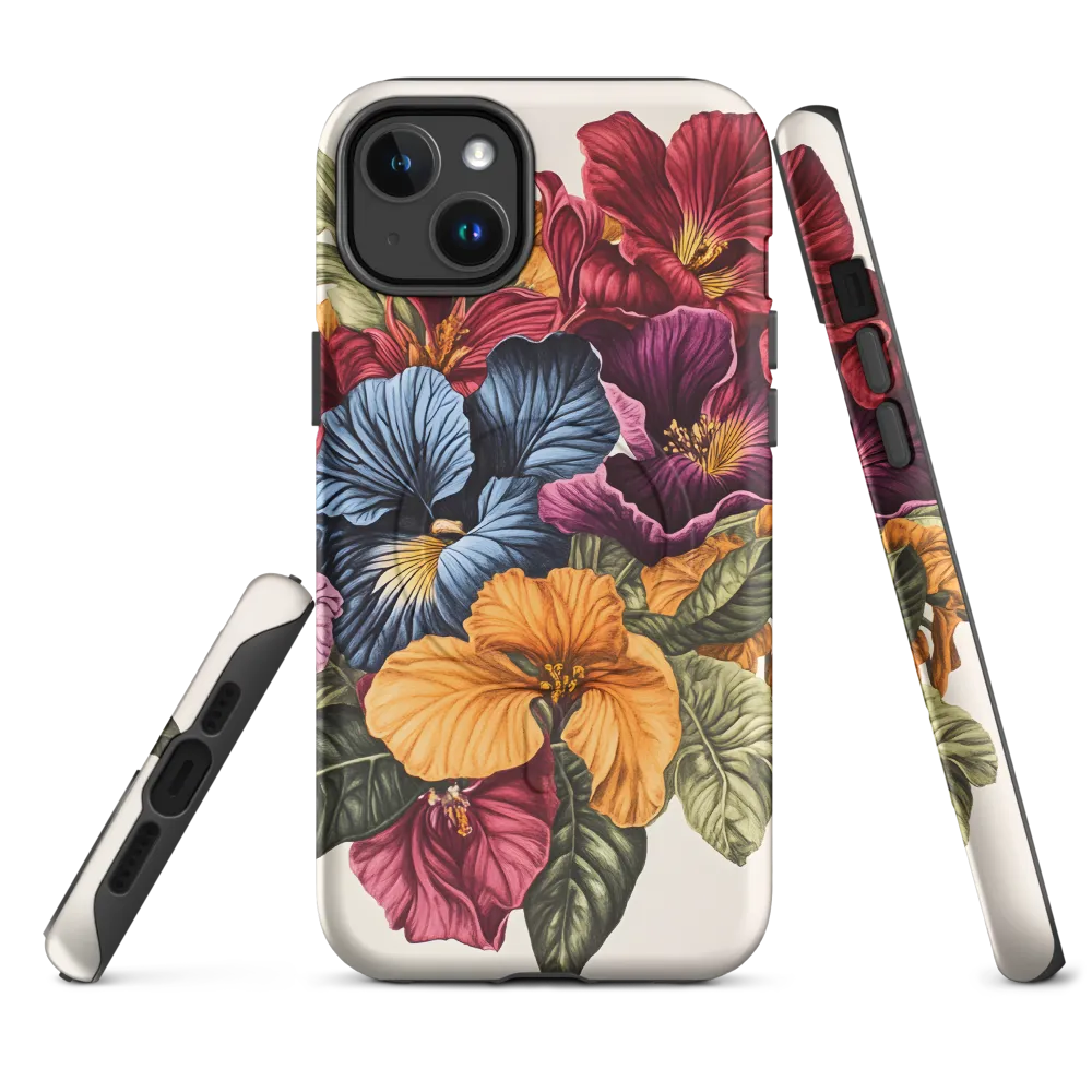 Floral Symphony in Color | Phone Case |  14 Plus | MagSafe® Tough Case | Matte