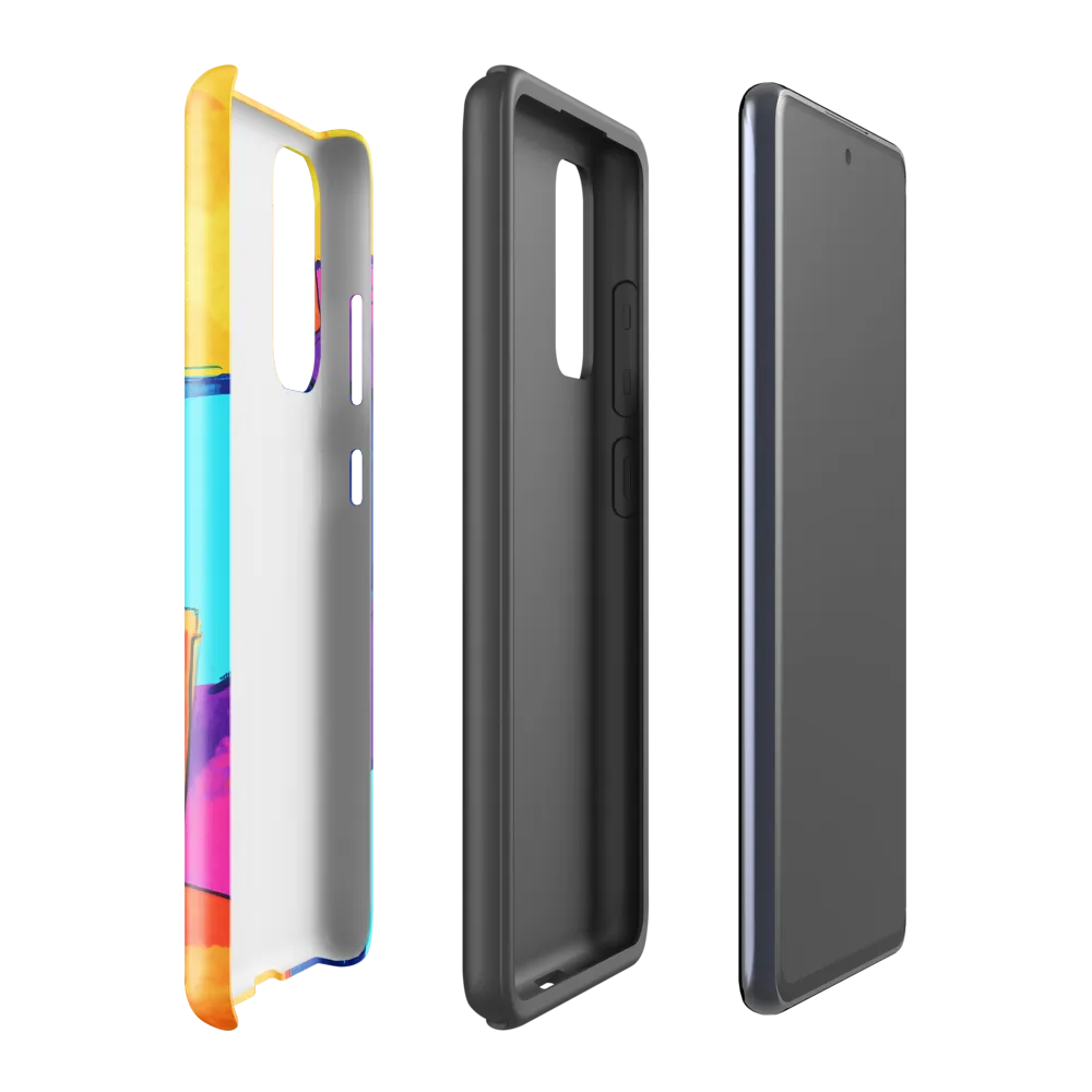 Playful Cubes in Vibrant Harmony | Phone Case |  S20 FE | Tough Case | Glossy