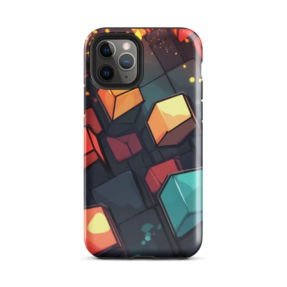 Illuminated Geometry | Phone Case |  11 Pro | Tough Case | Glossy