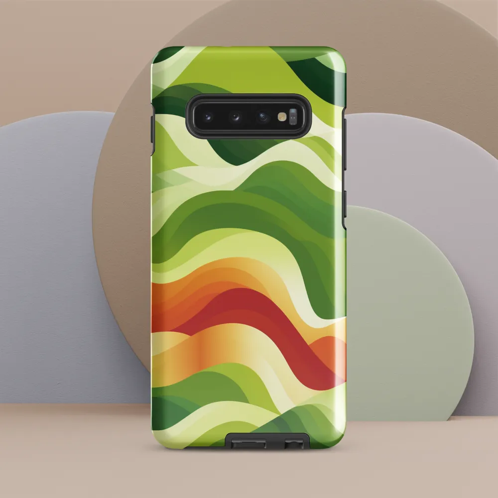 Waves of Nature | Phone Case |  S10 Plus | Tough Case | Glossy