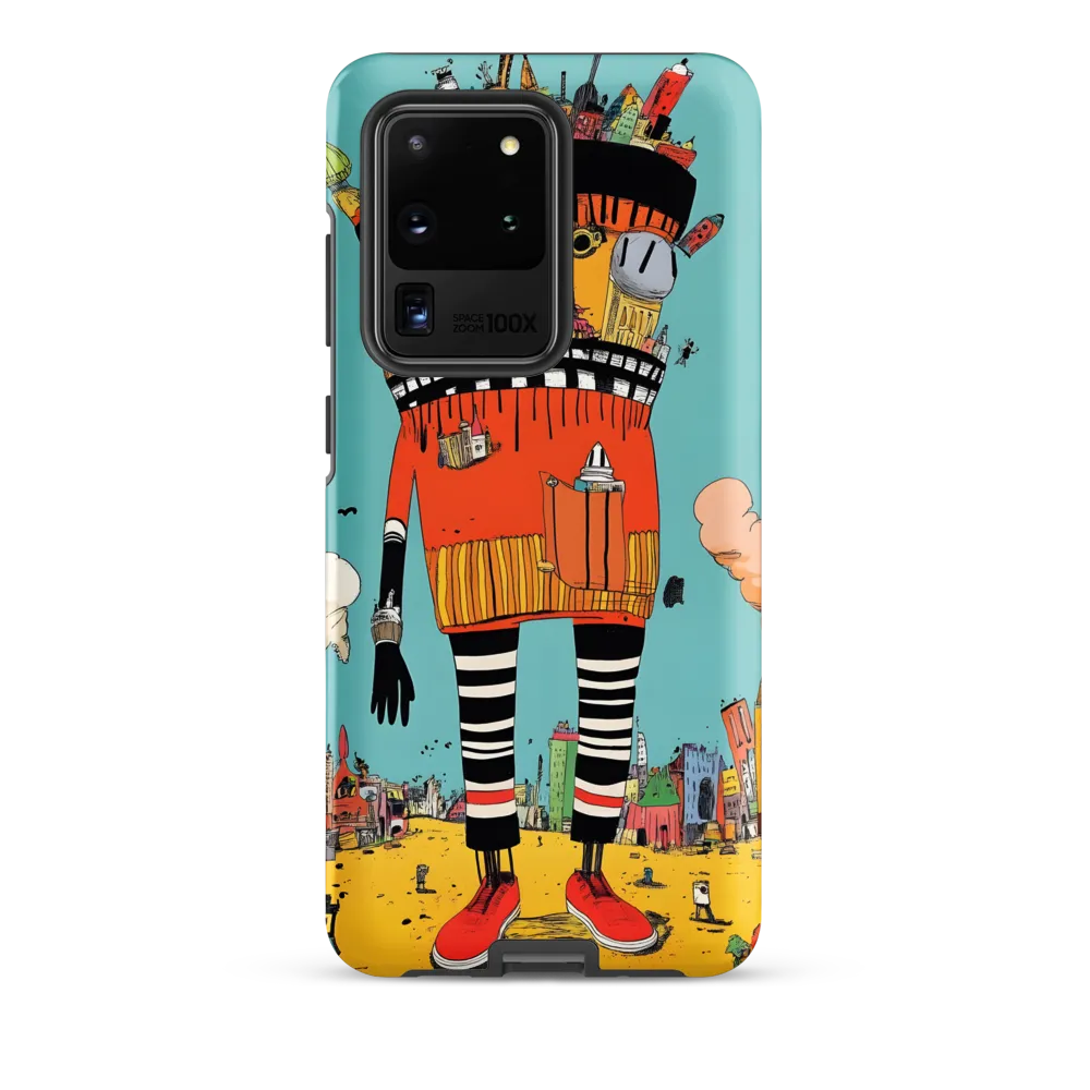 Urban Fantasia: A Whimsical Encounter | Phone Case |  S20 Ultra | Tough Case | Matte