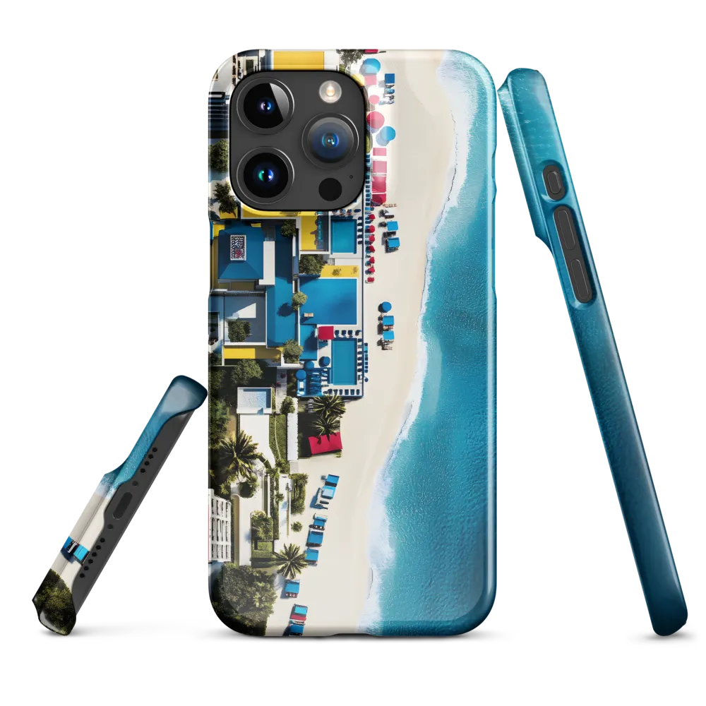 Coastal Harmony: An Aerial Oasis | Phone Case |  15 Pro Max | Snap Case | Glossy