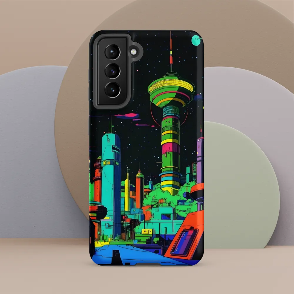 Neon Dreams: A Futuristic Cityscape