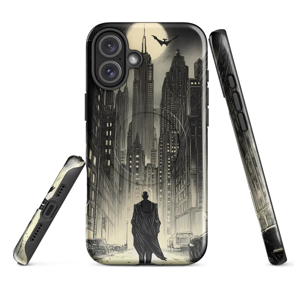 Shadows of the Gotham Night | Phone Case |  16 Plus | MagSafe® Tough Case | Glossy