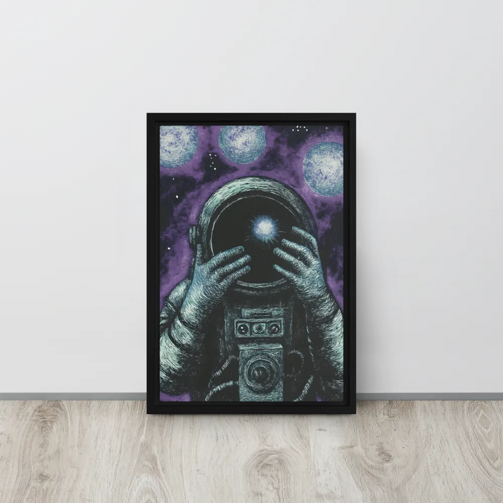 Beyond the Stars | Canvas with Black Frame | 12″×18″