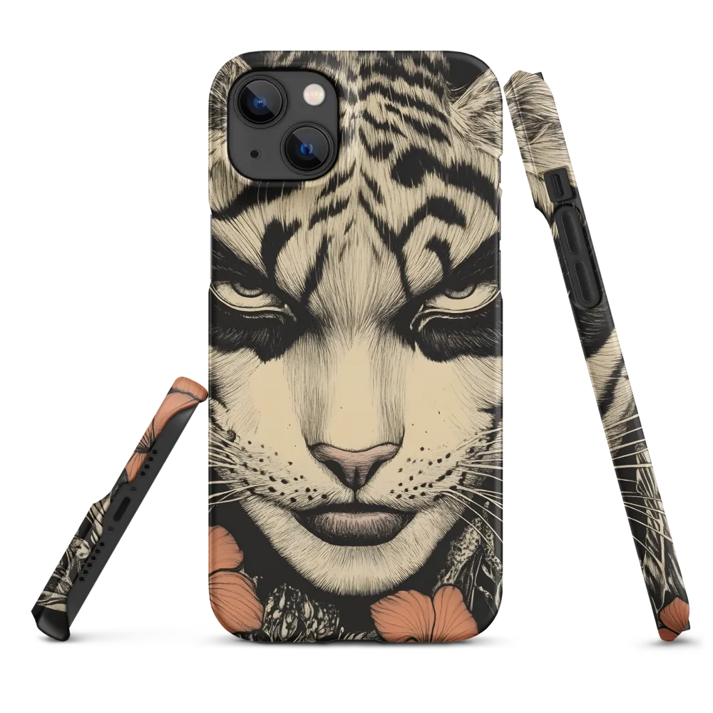 Feline Majesty: The Human-Leopard Connection | Phone Case |  14 Plus | Snap Case | Matte