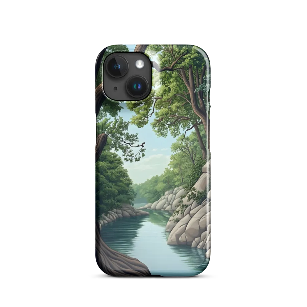 Tranquil Reflections: A Serene River Landscape