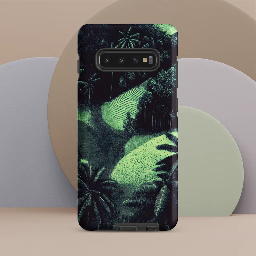 Harmony in Green: A Surreal Landscape