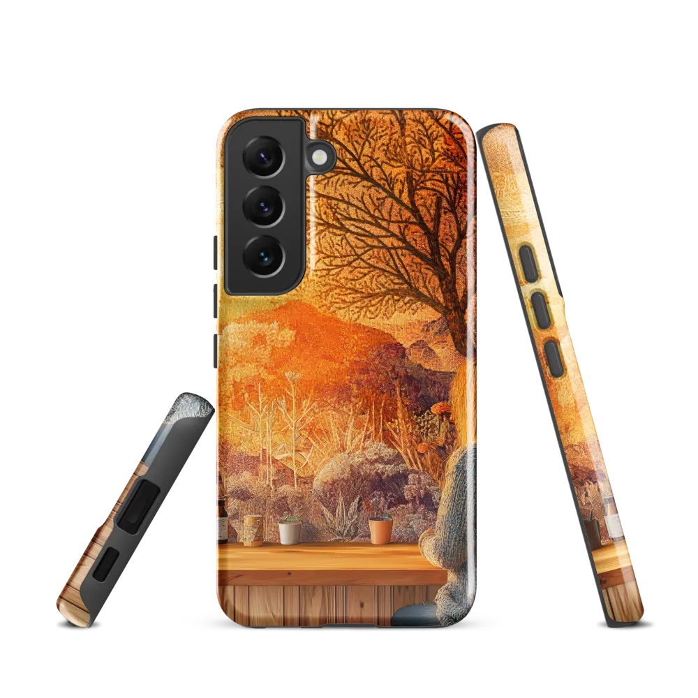 Whispers of a Golden Sunset | Phone Case |  S22 | Tough Case | Glossy