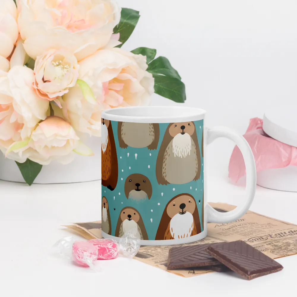 Whimsical Waters: A Celebration of Otters and Seals | Mugs | Multiple Sizes & Colors