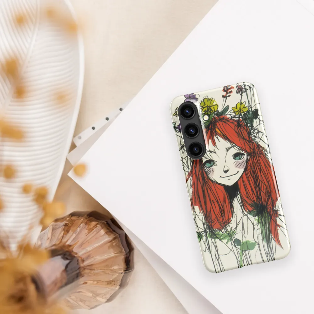 Whimsical Floral Portrait