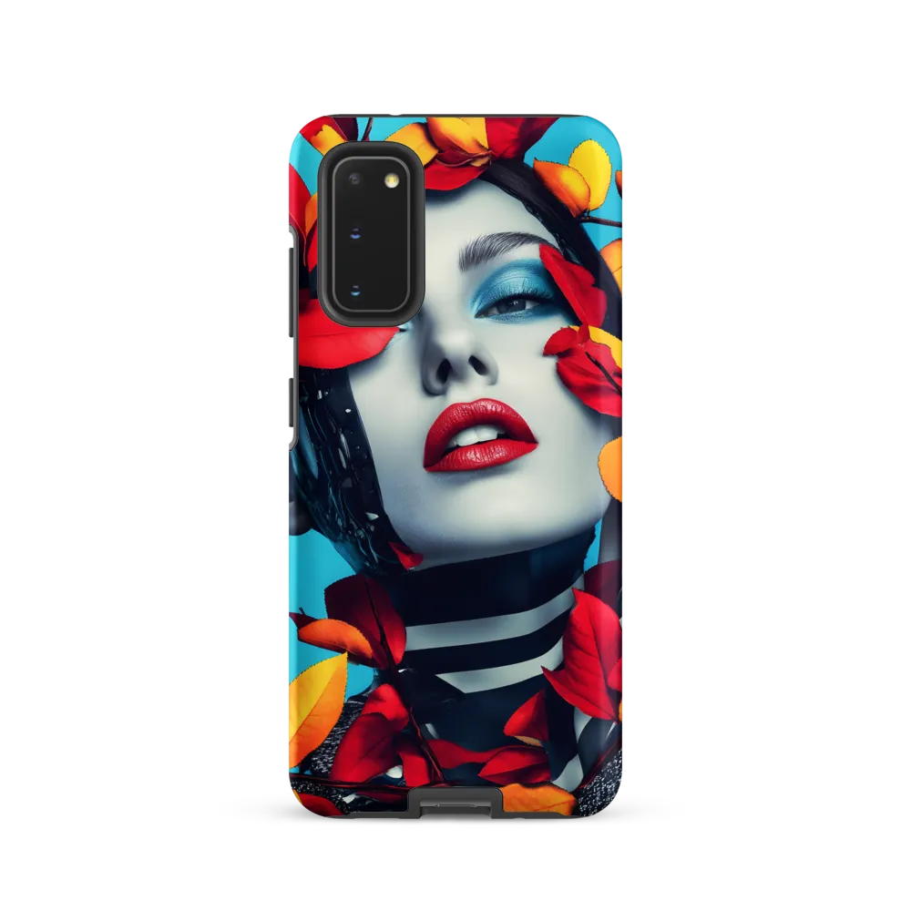 Futuristic Fusion: Nature Meets Technology | Phone Case |  S20 | Tough Case | Matte