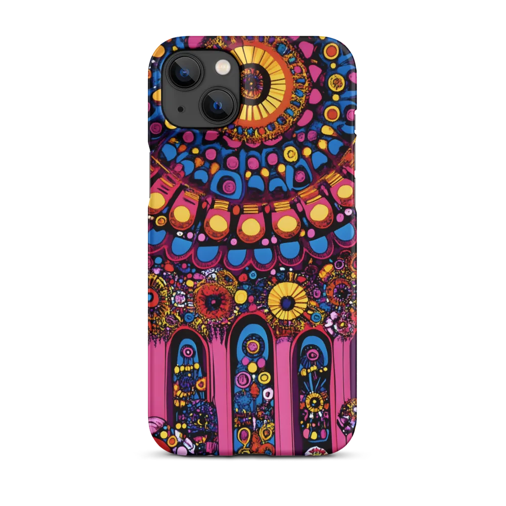 Whimsical Mandala Symphony | Phone Case |  14 Plus | Snap Case | Matte